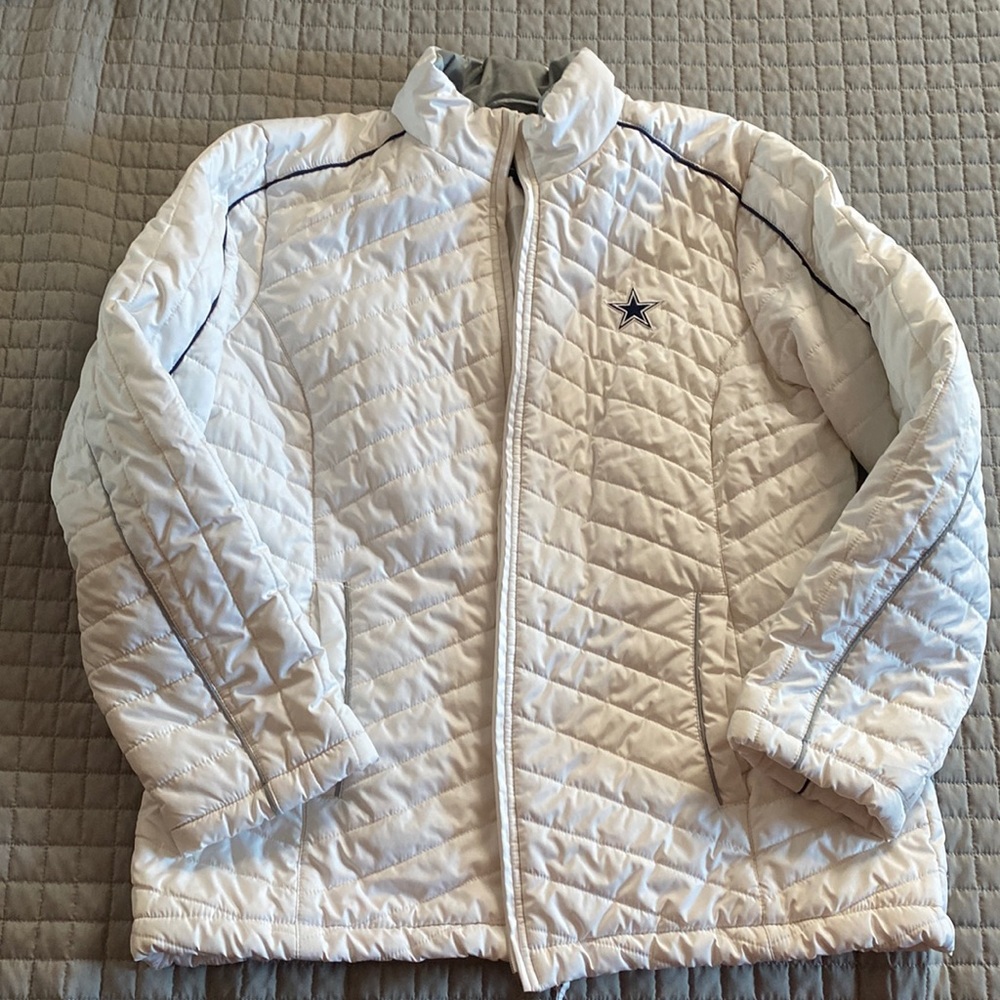 Dallas Cowboys womens quilted coat